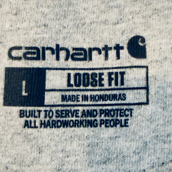 Carhartt Men's Heather Gray Crewneck Pullover Sweater Large - Picture 2 of 4